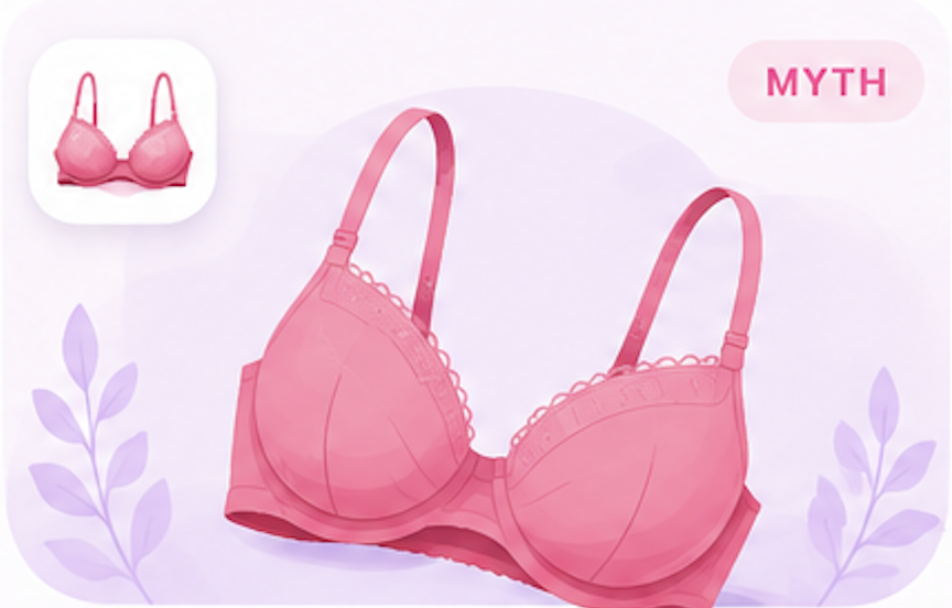 Underwire bras cause breast cancer.